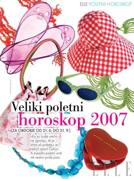 Veliki poletni horoskop 2007 (ELLE Avgust, str. 35) (foto: Fotografije arhiv ELLE)