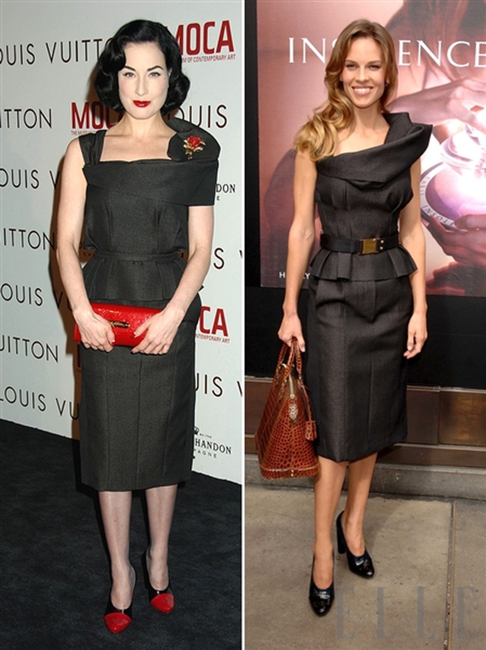 Dita von Teese in Hilary Swank (foto: Fotografija RedDot)