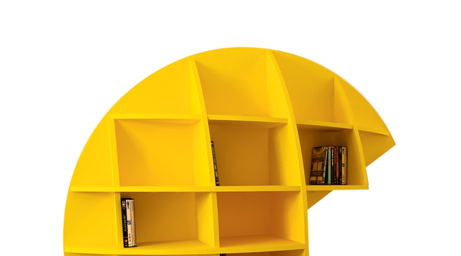 Puckman bookcase; (knjižni regal) (foto: Fotografija promocijsko gradivo)