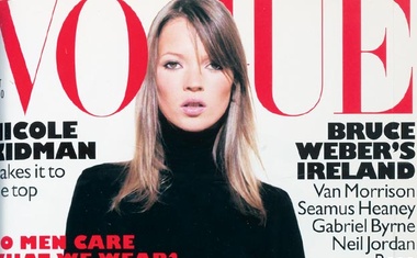 Kate Moss že tridesetič na naslovnici Voguea