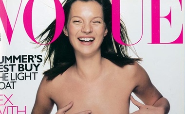 Kate Moss že tridesetič na naslovnici Voguea