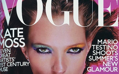 Kate Moss že tridesetič na naslovnici Voguea