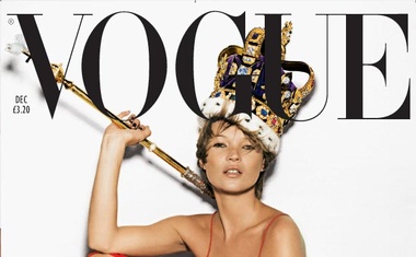 Kate Moss že tridesetič na naslovnici Voguea