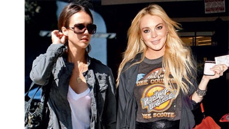 Majica: Jessica Alba, Lindsay Lohan, Kylie Minogue