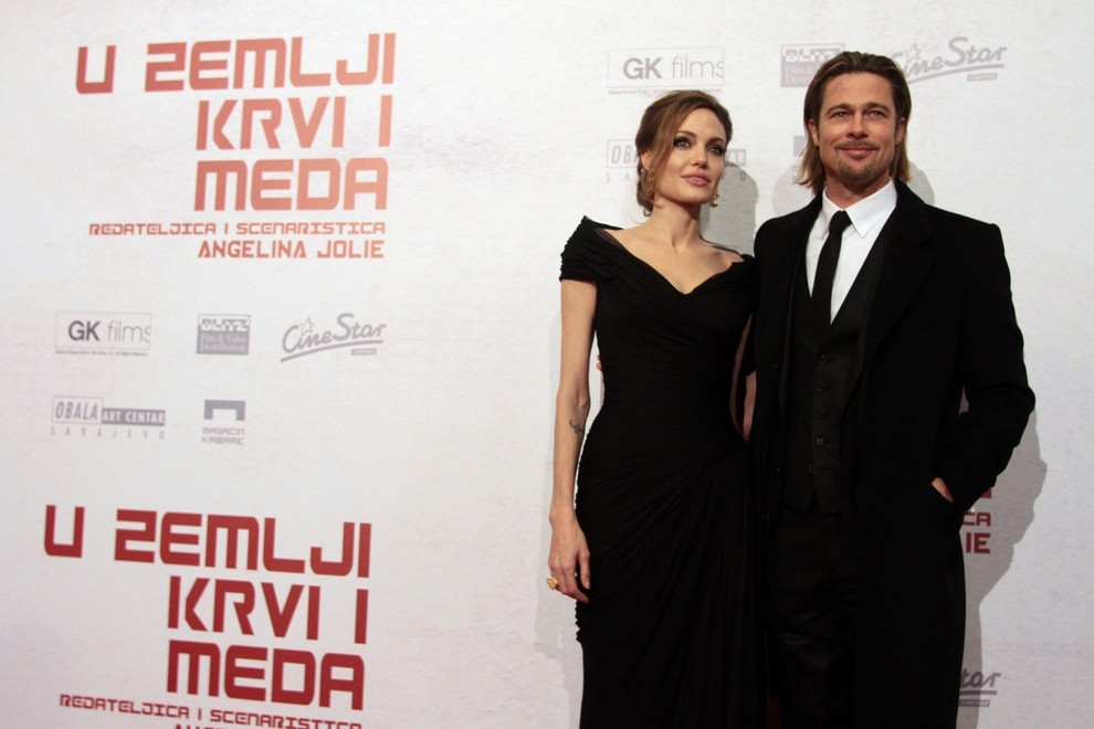 Angelina Jolie in Brad Pitt. Foto: Profimedia.com