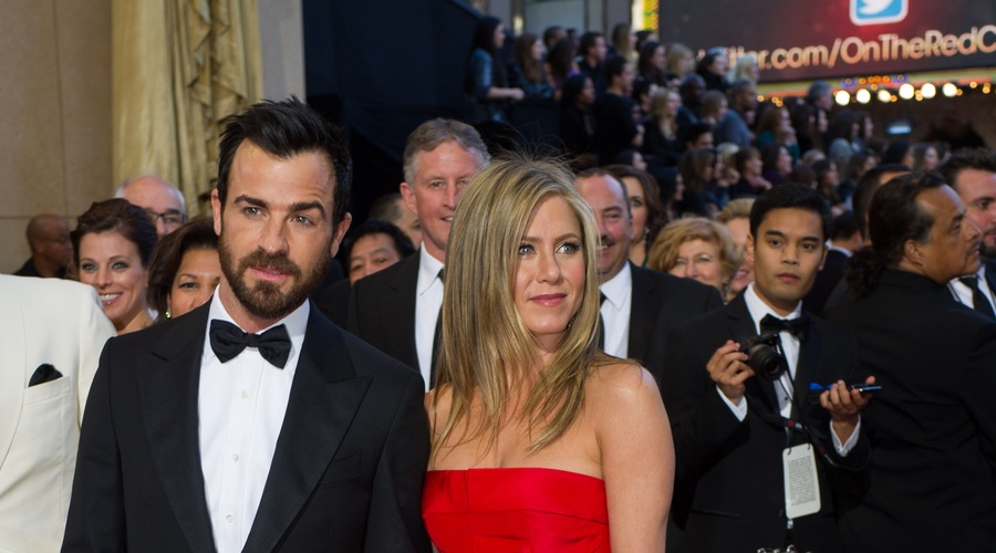 Justin Theroux in Jennifer Aniston (foto: AMPAS)