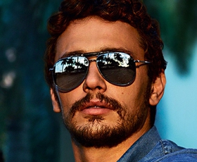 James Franco, lepotec s sončnimi očali Gucci