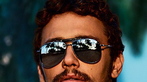James Franco, lepotec s sončnimi očali Gucci