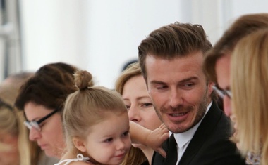 Foto: Prikupna Harper Beckham v prvi vrsti