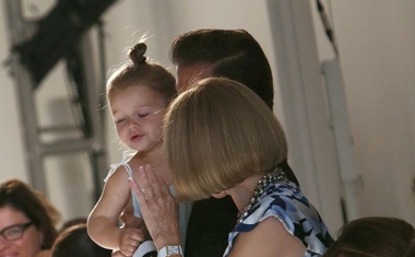 Foto: Prikupna Harper Beckham v prvi vrsti