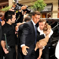 Foto: Prikupna Harper Beckham v prvi vrsti (foto: Profimedia)
