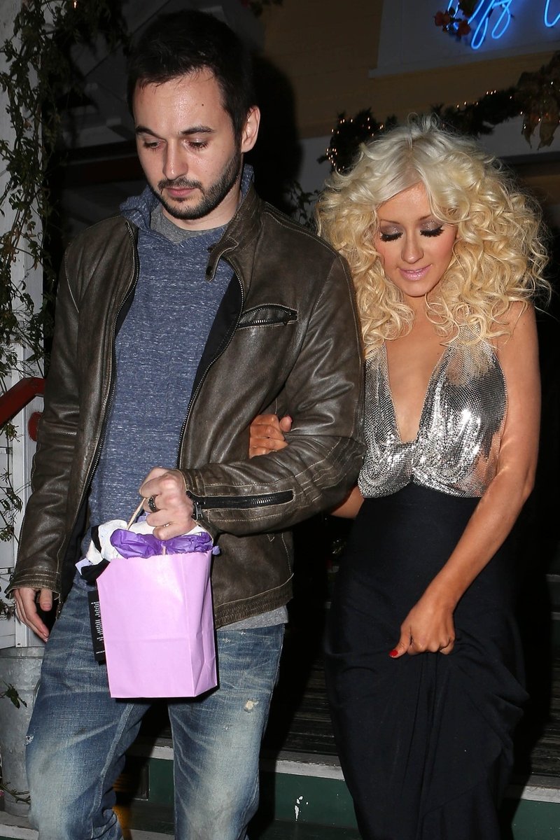 Christina Aguilera: Zaroka in dojenček (foto: Profimedia)