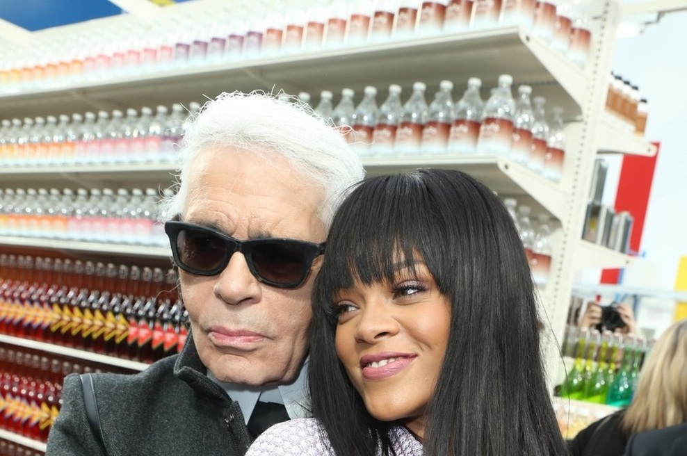 Karl Lagerfeld in Rihanna (foto: Profimedia)