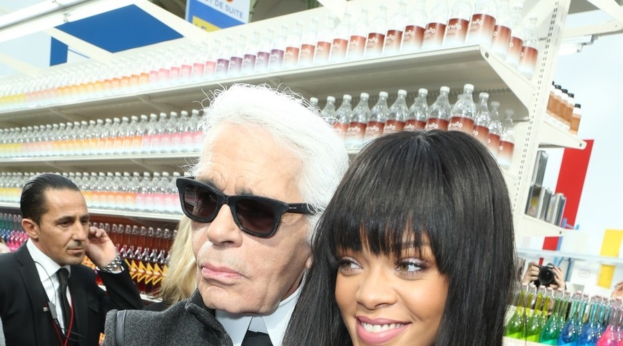 Rihanna in Karl se odlično razumeta. (foto: Profimedia)