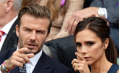 Foto: Becks in Posh v Wimbledonu