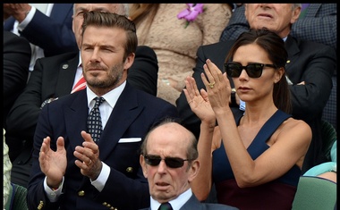 Foto: Becks in Posh v Wimbledonu