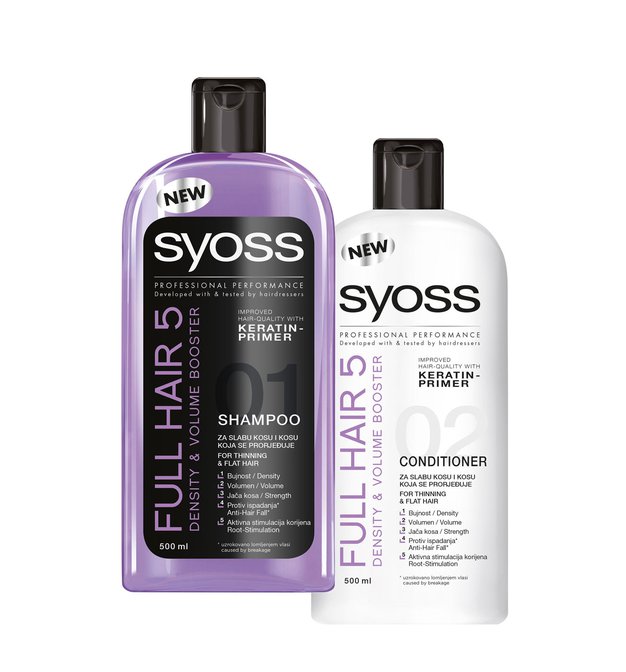 Elle podarja: šampon in regenerator za lase Syoss - Foto: promocijsko gradivo