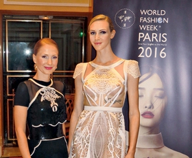 Maja Ferme na Haute Couture razstavi v Parizu