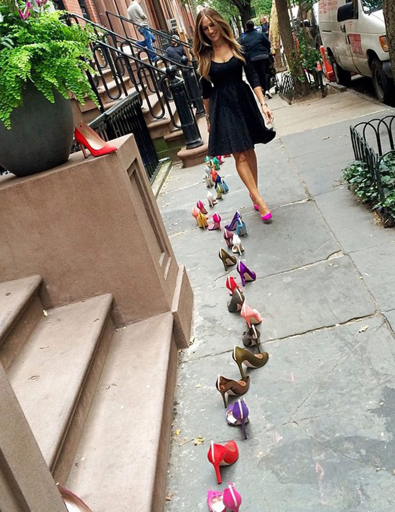 Sarah Jessica Parker navdušuje s svojo kolekcijo čevljev (foto: profimedia)