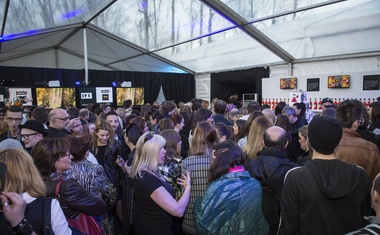 Foto: Obiskovalci na prvem dnevu Ljubljanskega tedna mode #ljfw