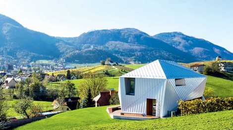 Futuristična hiša Dr. House v Slovenskih Konjicah