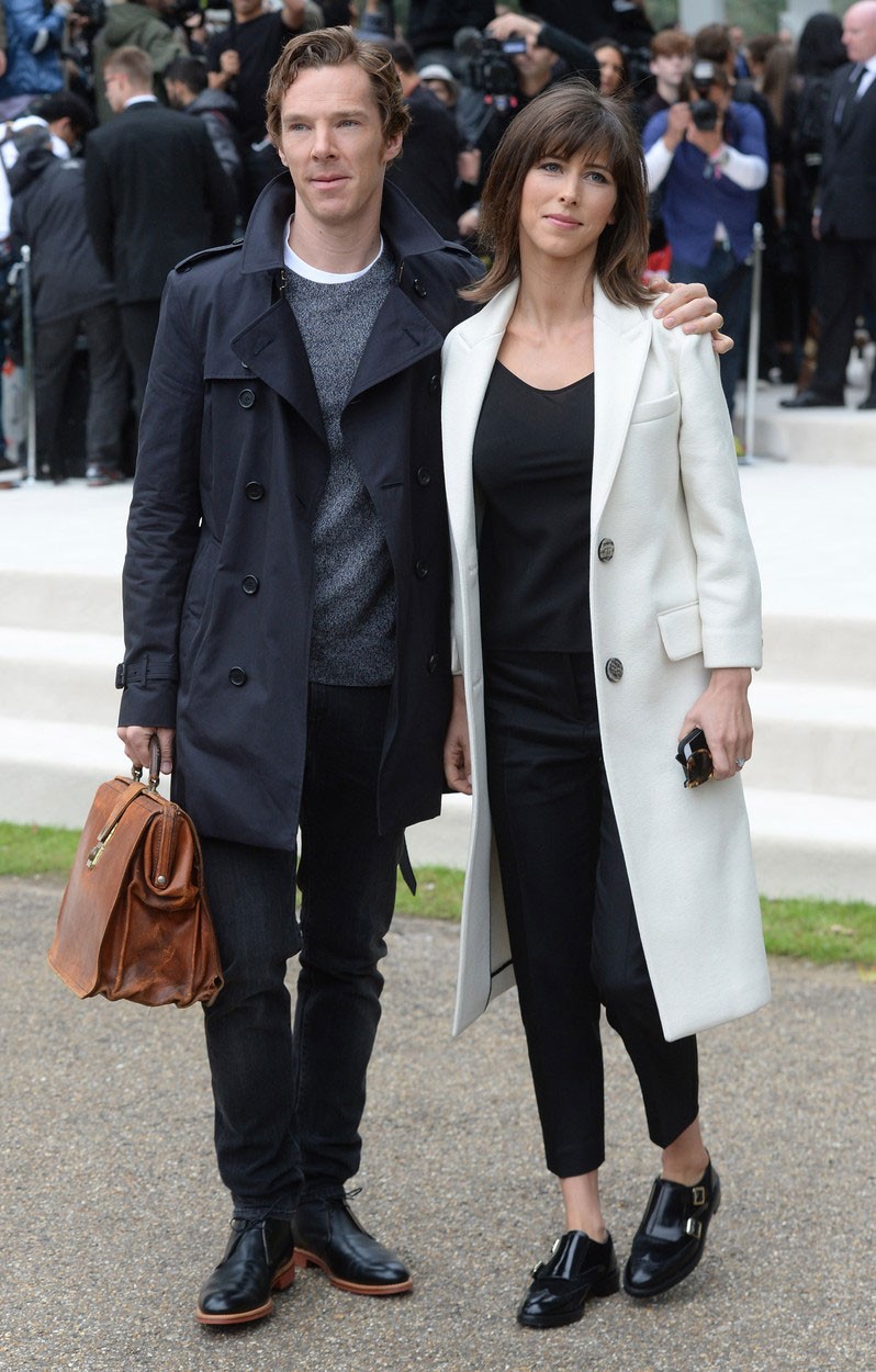 Benedict Cumberbatch z ženo Sophie Hunter