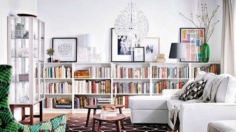 Vsako stanovanje potrebuje prostor za knjige