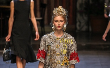 MFW pomlad-poletje 2016: Veliki finale Dolce&Gabbana