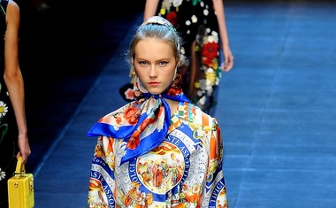 MFW pomlad-poletje 2016: Veliki finale Dolce&Gabbana