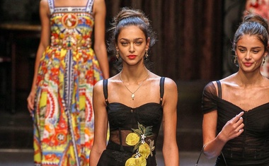 MFW pomlad-poletje 2016: Veliki finale Dolce&Gabbana