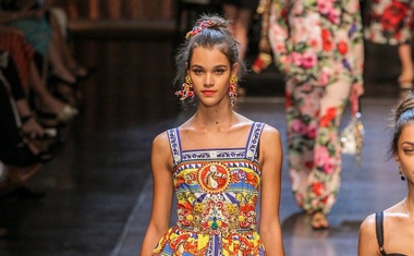 MFW pomlad-poletje 2016: Veliki finale Dolce&Gabbana