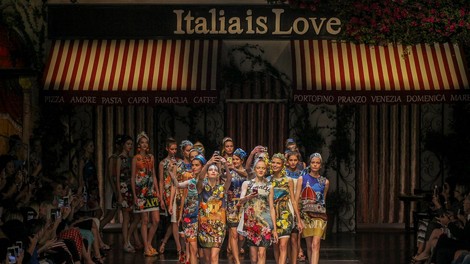 MFW pomlad-poletje 2016: Veliki finale Dolce&Gabbana