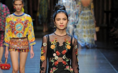 MFW pomlad-poletje 2016: Veliki finale Dolce&Gabbana