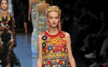 MFW pomlad-poletje 2016: Veliki finale Dolce&Gabbana