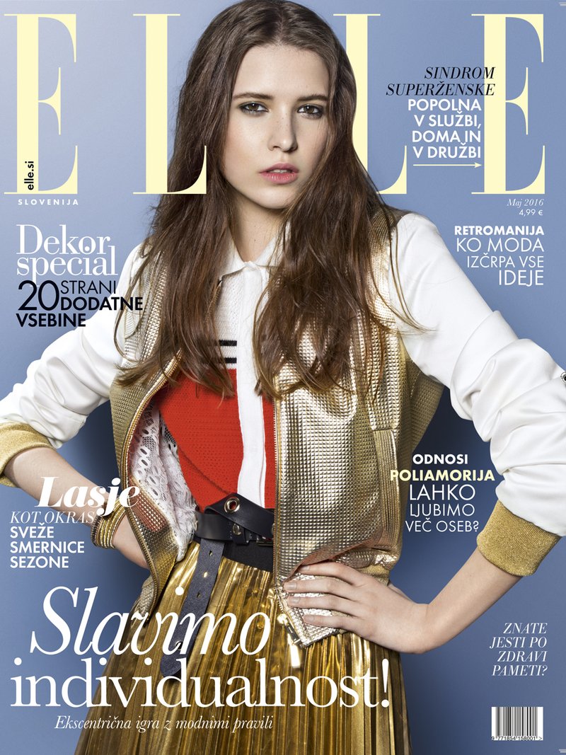 Kaj vas čaka v majski številki revije Elle? (foto: Naslovnica Elle maj)