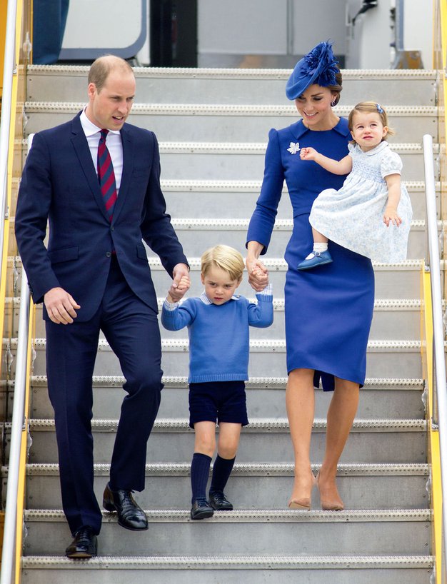 Z njima sta bila tudi njuna otroka, triletni princ George in leto dni stara princeska Charlotte. To je njun drugi …