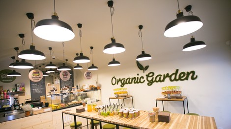 Organic Garden v Ljubljani odprl prvo poslovalnico