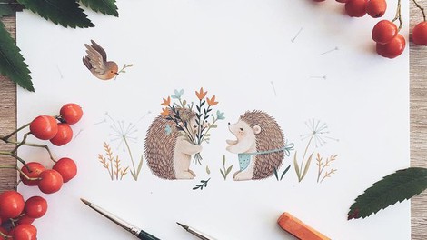 Nina Štajner je ilustratorka, ki je na Instagramu prepričala 230 tisoč sledilcev (in vas bo tudi!)