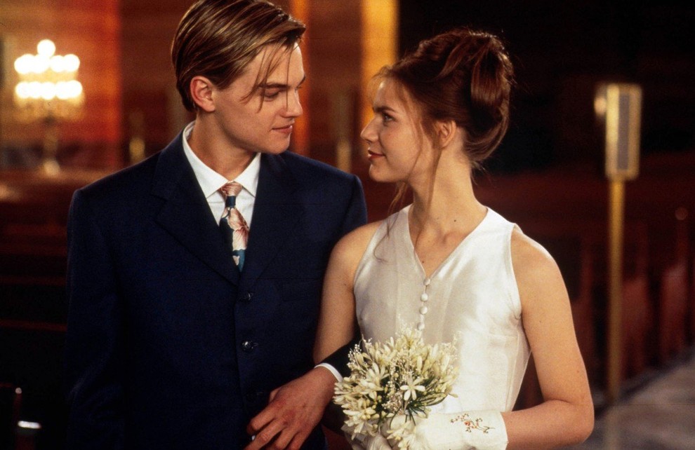 14. Romeo + Juliet Z Claire Danes in Leonardom diCapriem.