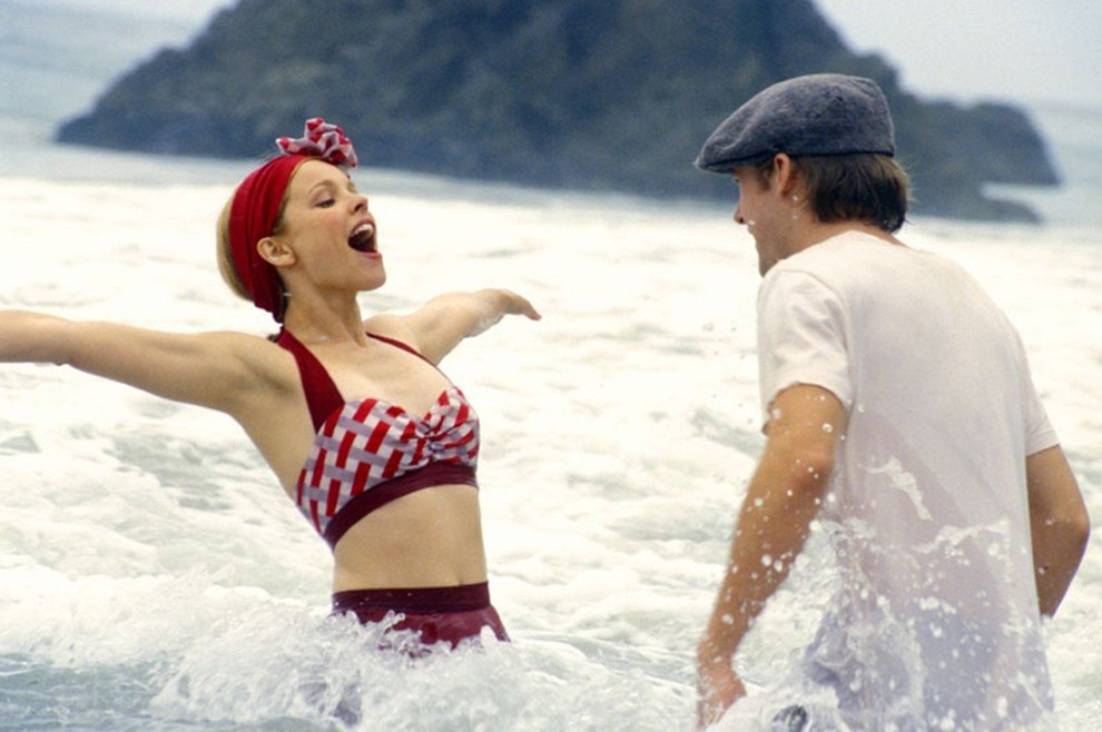 2. The Notebook V glavnih vlogah sta zaigrala Ryan Gosling in Rachel McAdams.