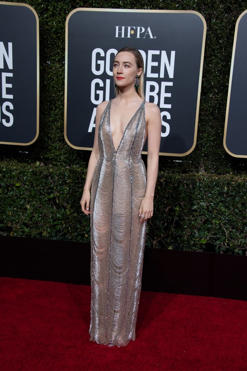 Saoirse Ronan v obleki Gucci