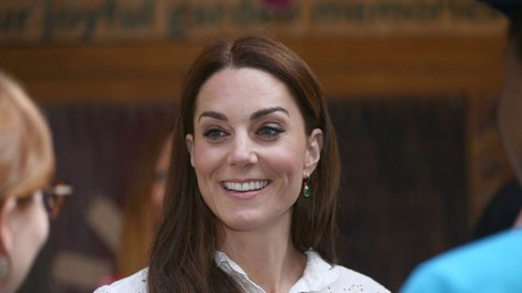 Kate Middleton je danes nosila popolne poletne hlače
