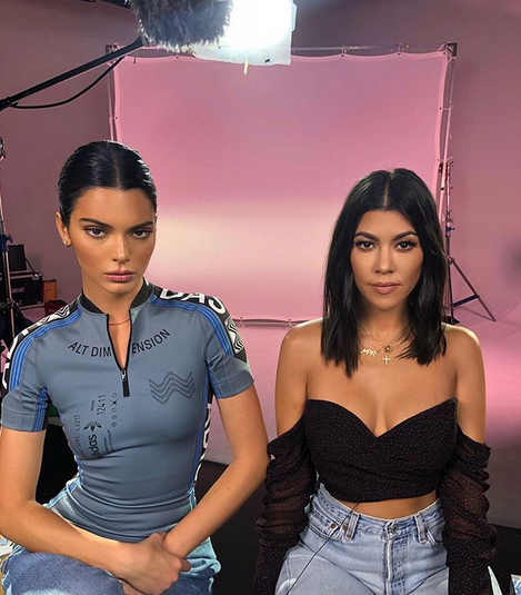 Kendall Jenner, Kourtney Kardashian