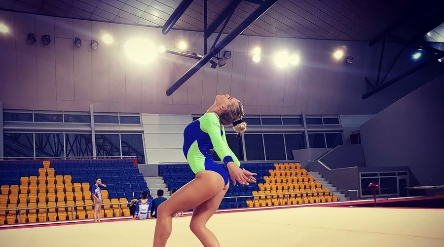 »Mislim, da je gimnastika v Sloveniji premalo cenjena, glede na to, kako težka je« (foto: osebni arhiv)