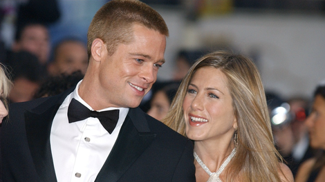 To je fotografija Brada Pitta in Jennifer Aniston, ki je danes zlomila internet