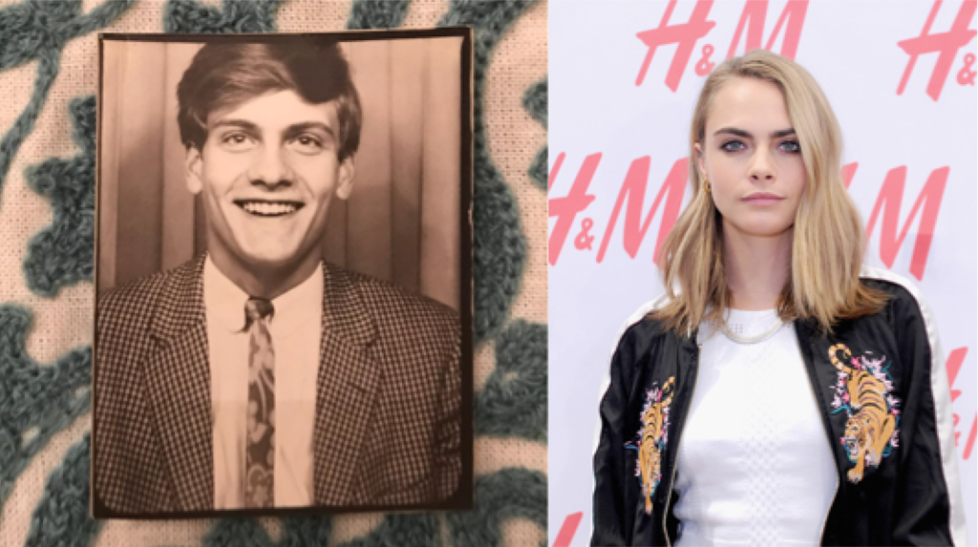 Charles Delevingne in Cara Delevingne