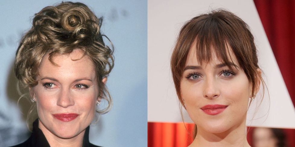 Melanie Griffith in Dakota Johnson