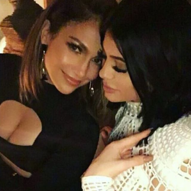 Jennifer Lopez in Kylie Jenner