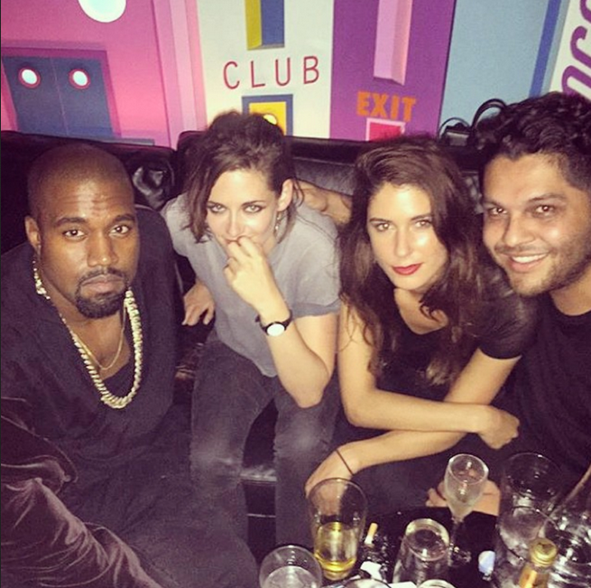 Kanye West in Kristen Stewart