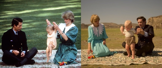 Diana je prisegala na velike ovratnike. Na turneji po Novi Zelandiji je nosila zeleno obleko s pikami in velikim belim …
